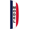 "MODEL" 3' x 10' Stationary Message Flutter Flag